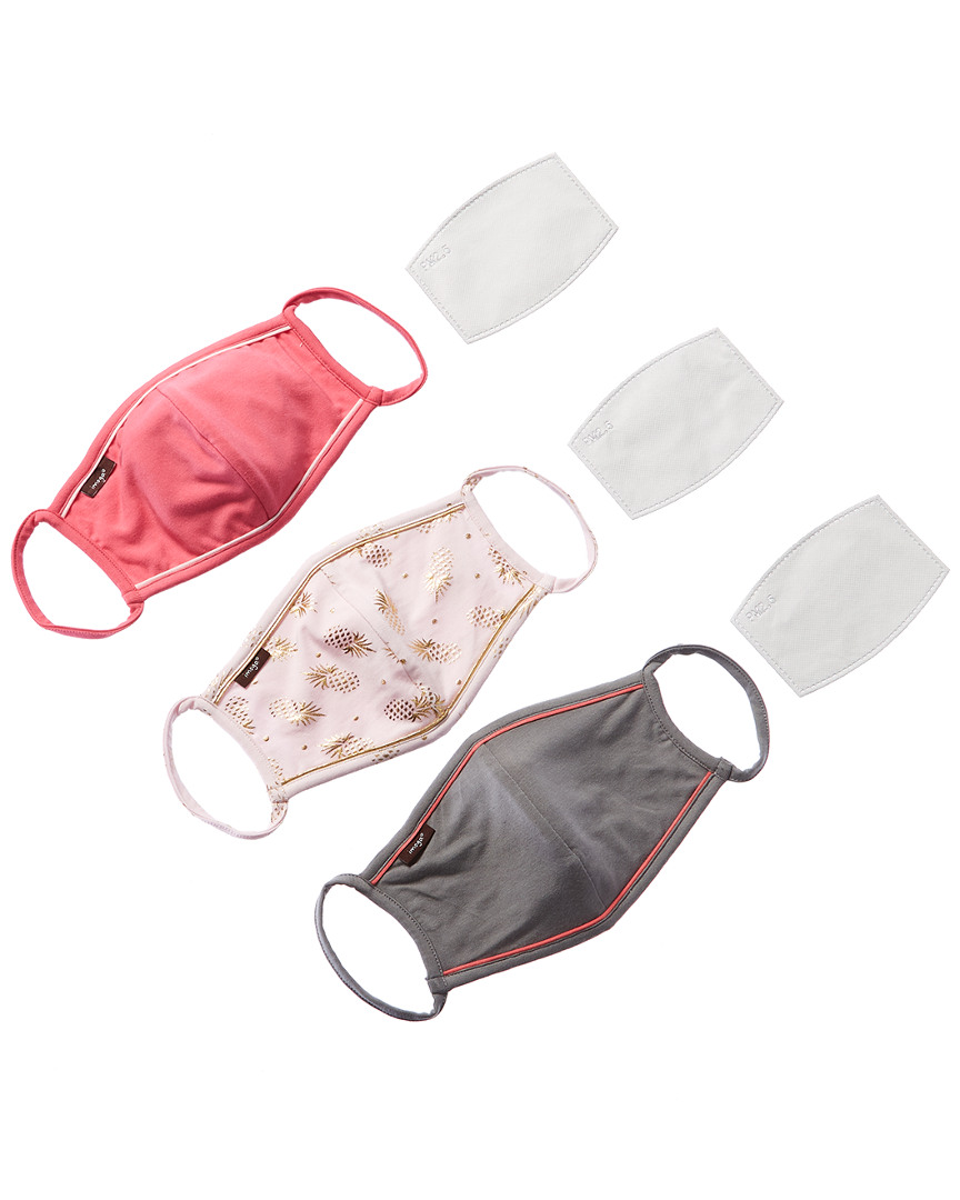 Imoga Pack Of 3 Cloth Face Masks In Nocolor