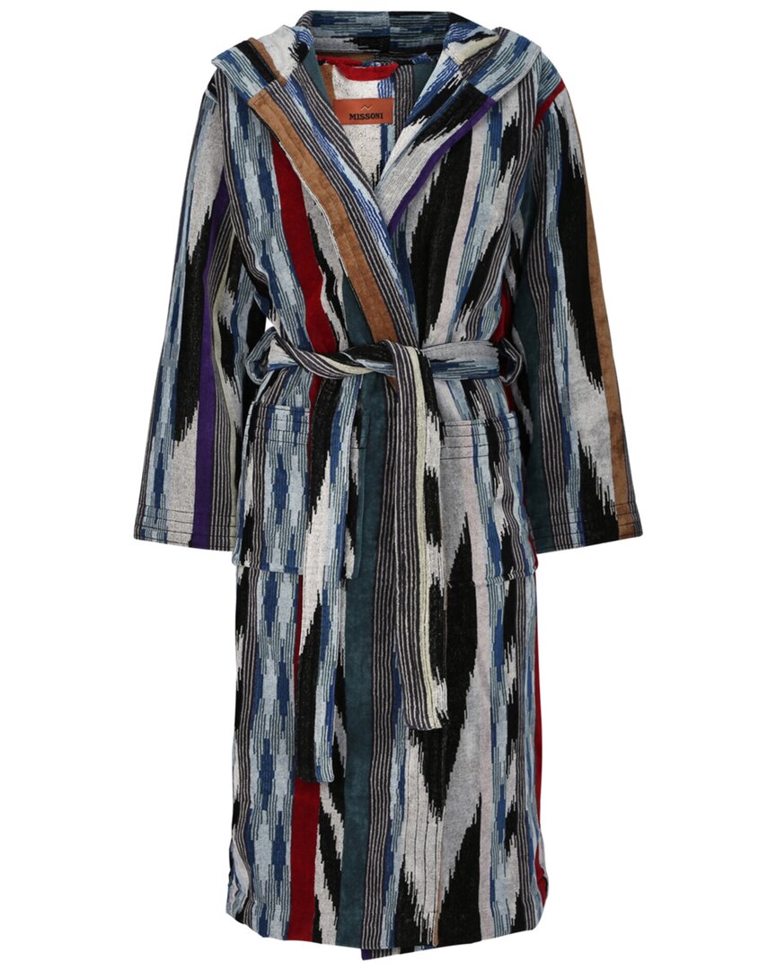 Missoni Home Clint Hooded Bathrobe In Multi