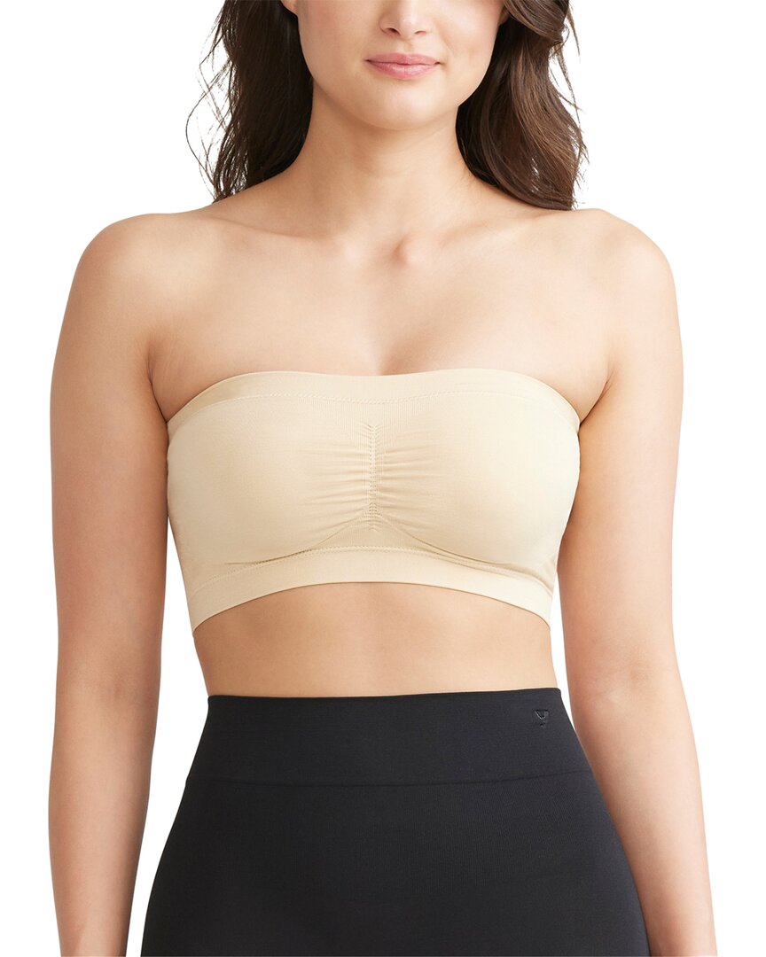 Yummie Seamless Nylon Bandeau In Brown