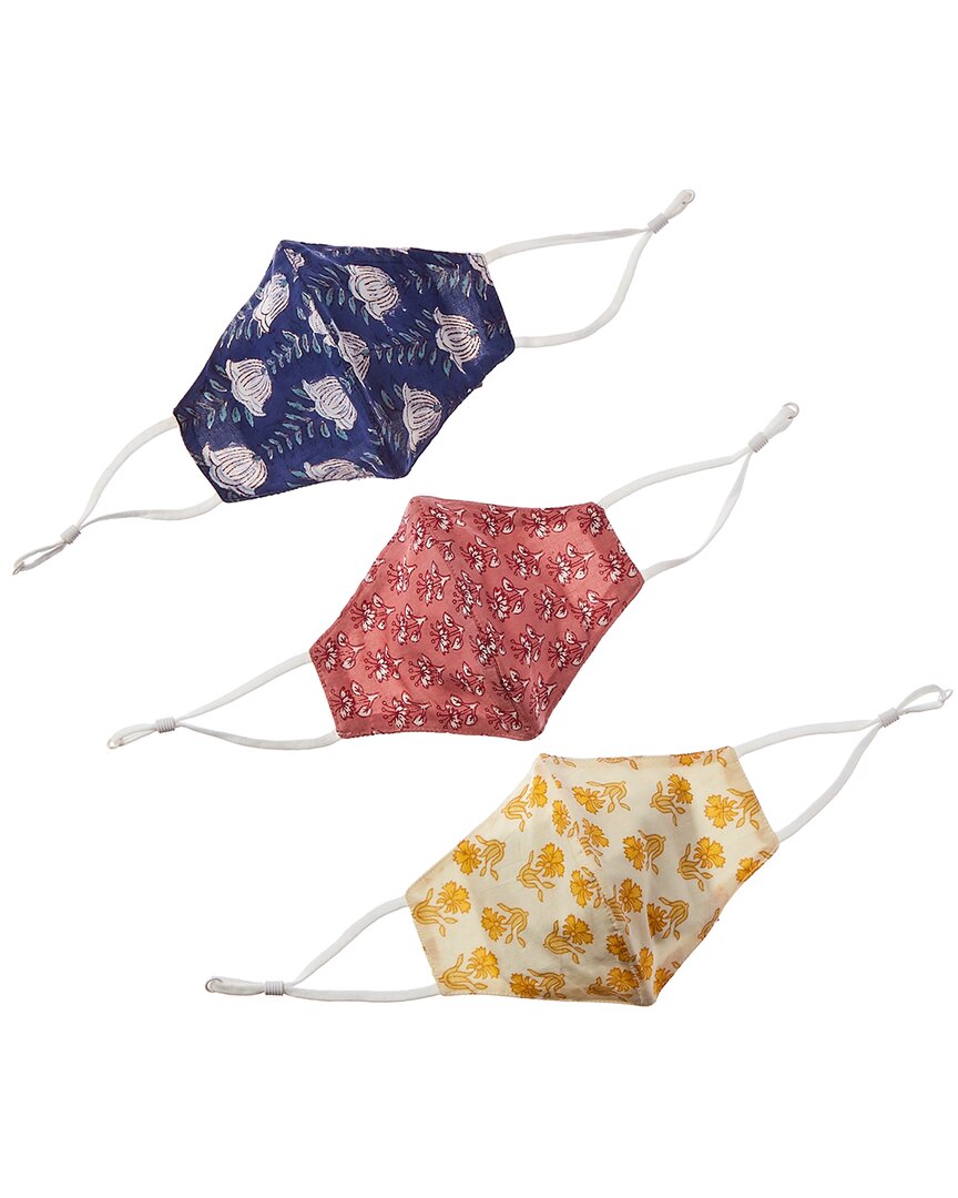 Lilla P 3pk Cloth Face Masks In Pack A