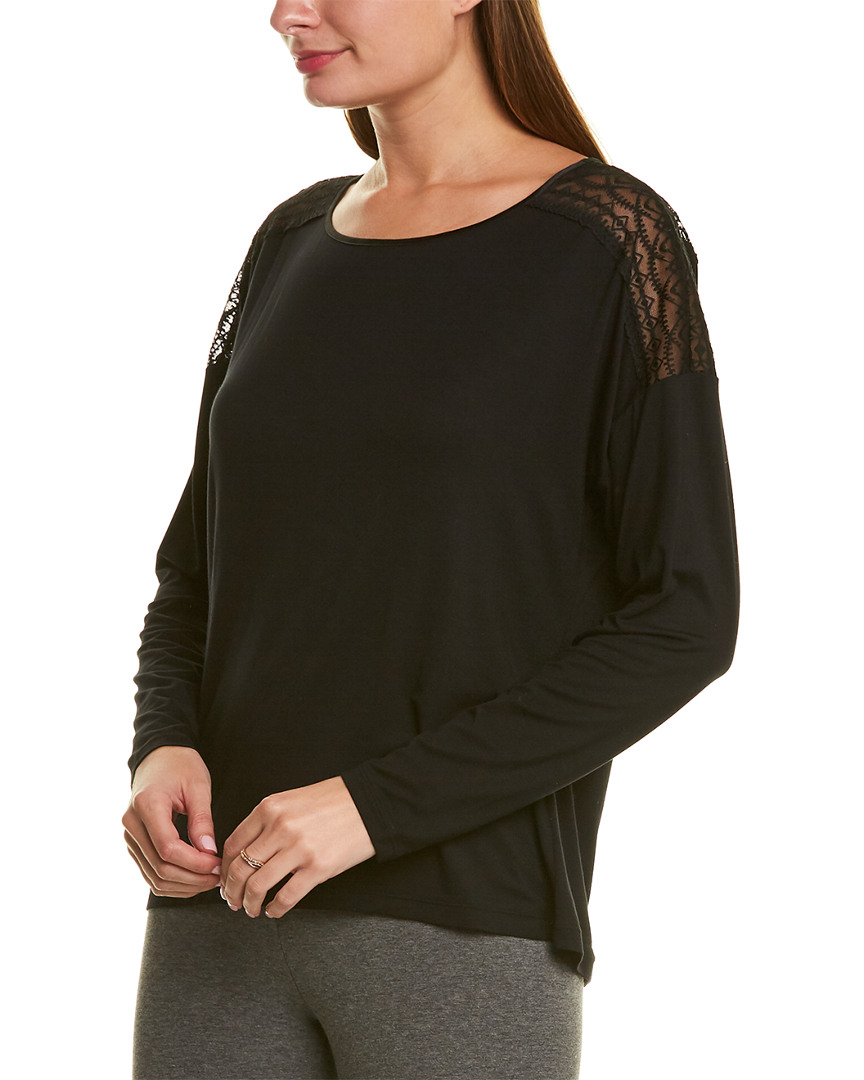 Image of Fleur't Lace Silk-Trim Top