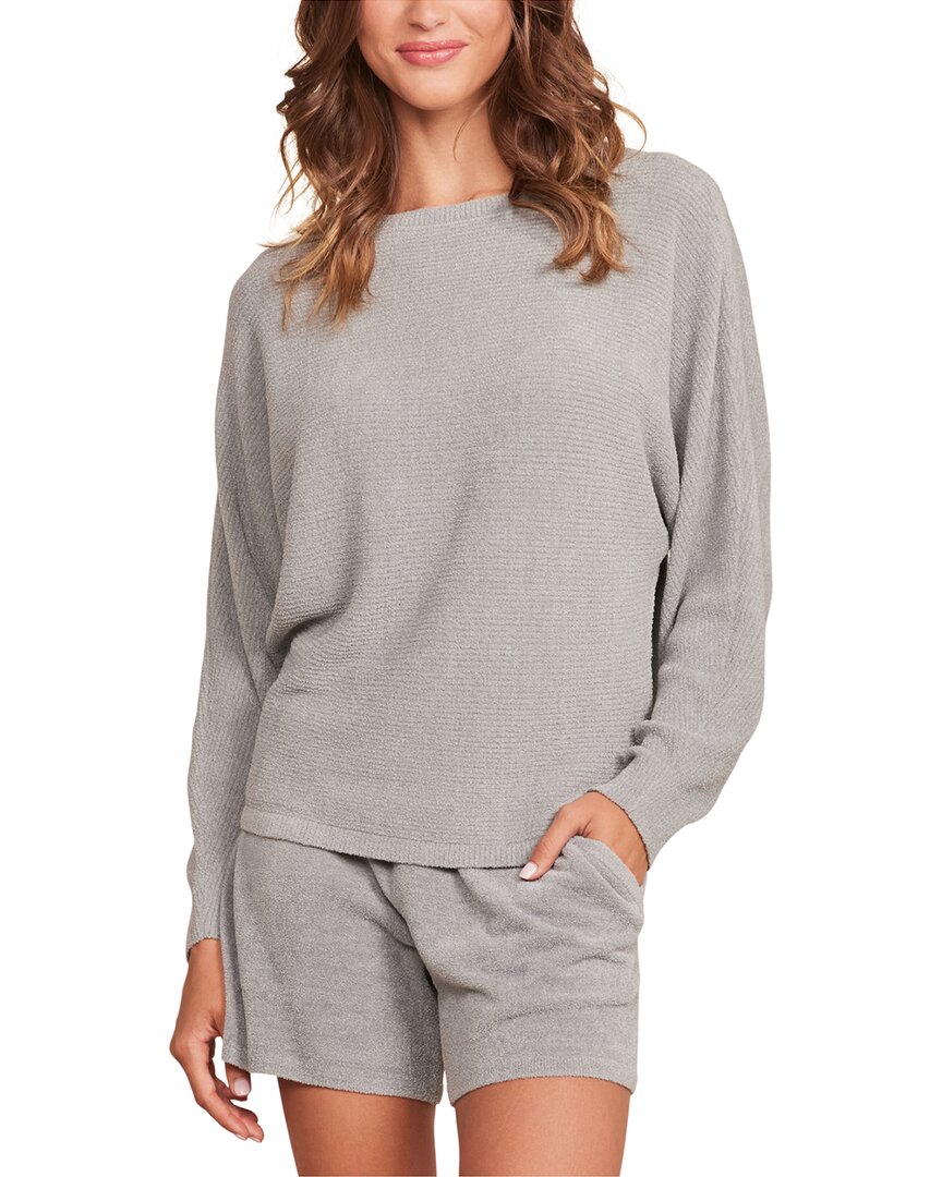 Barefoot Dreams Ribbed Dolman Pullover In Multi