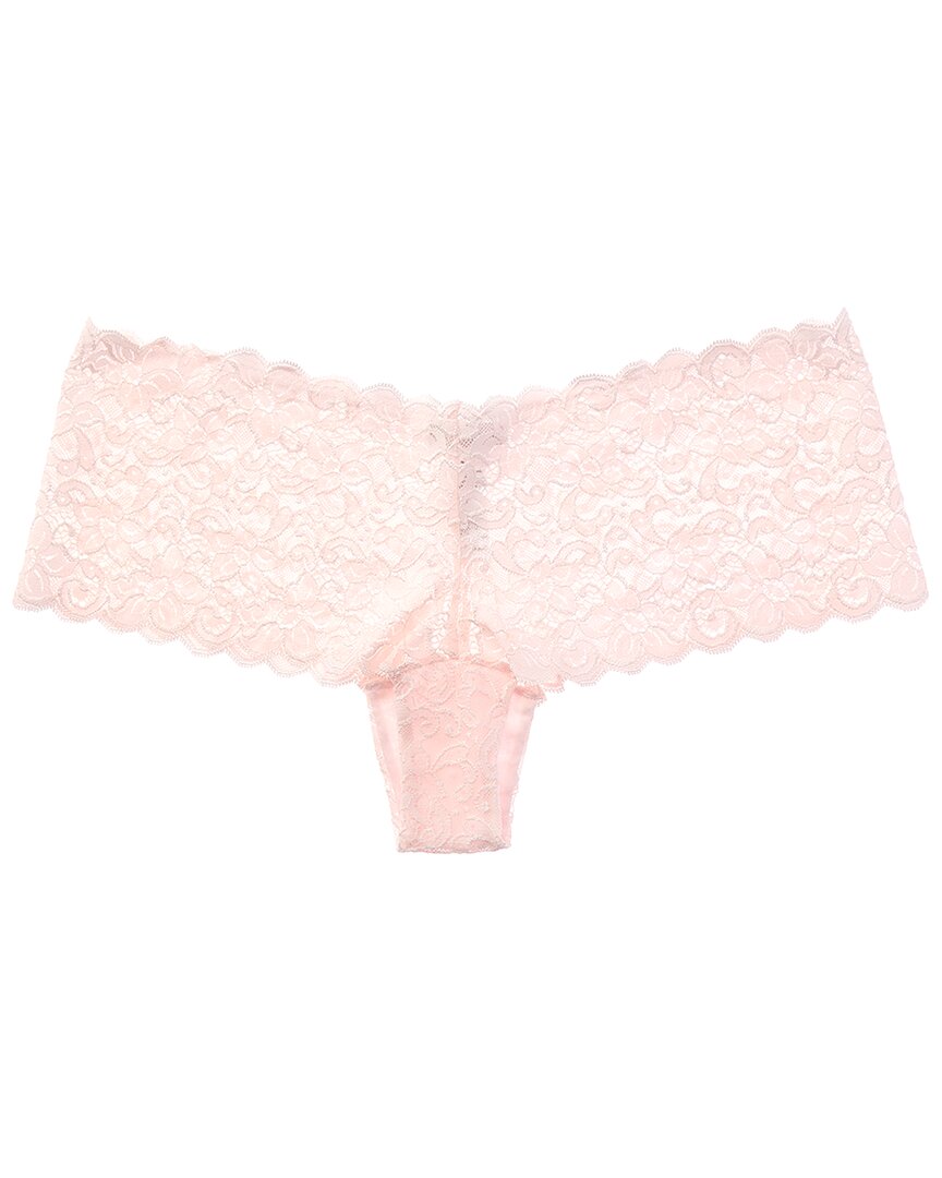 Hanro Lace Boyleg Panty In Pink