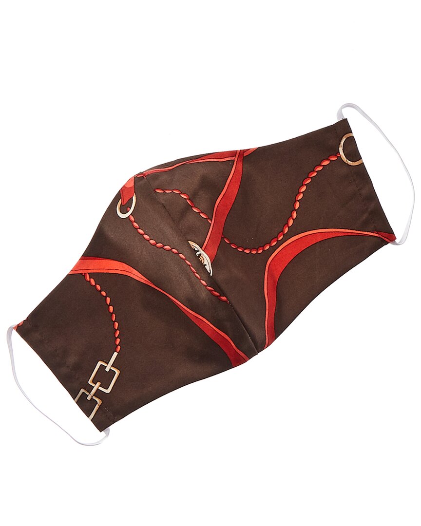 Melly M Hayden Cloth Face Mask In Brown