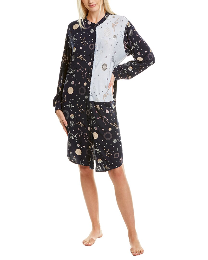 Image of Hale Bob Mandarin Collar Night Dress