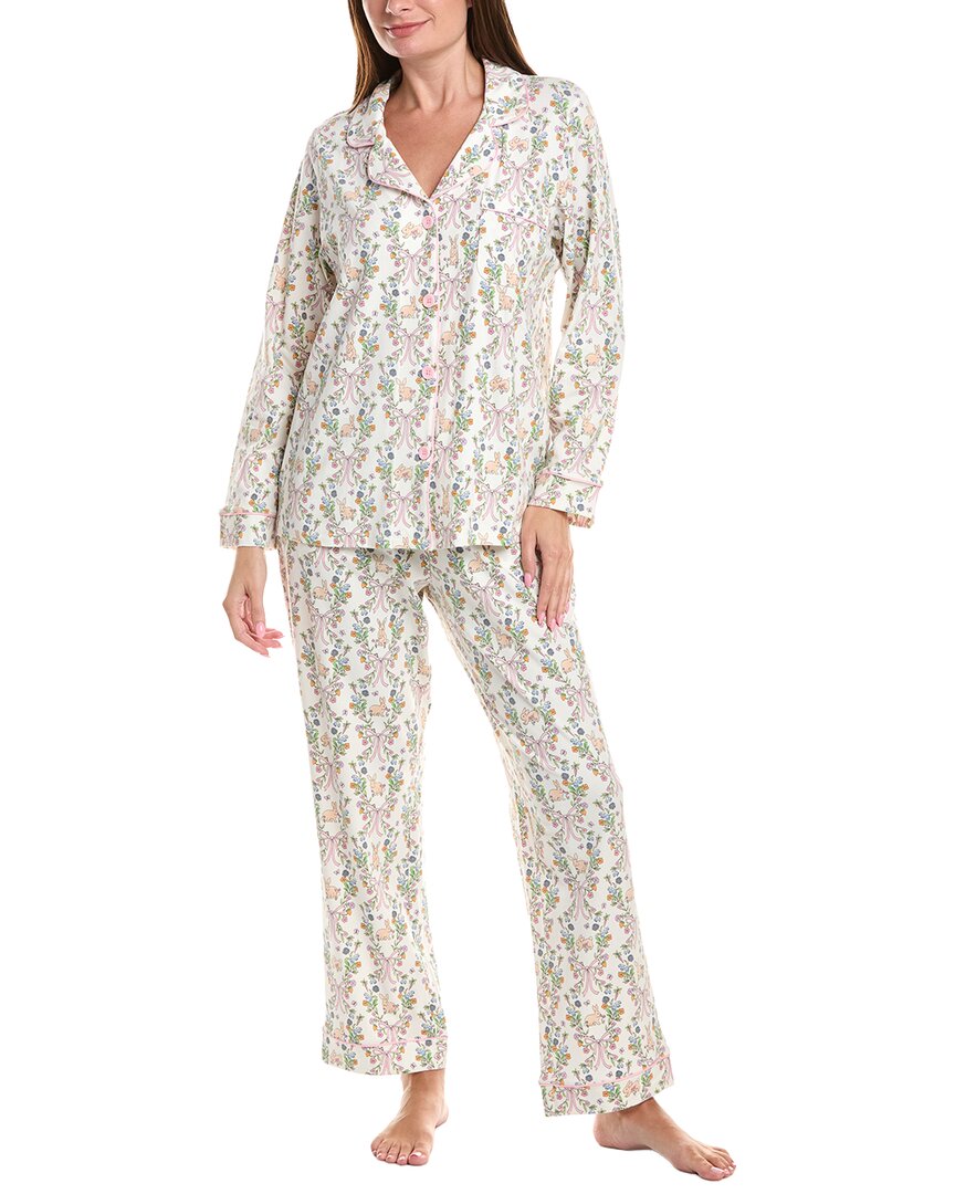 Bedhead 2pc Long Pajama Set In Green