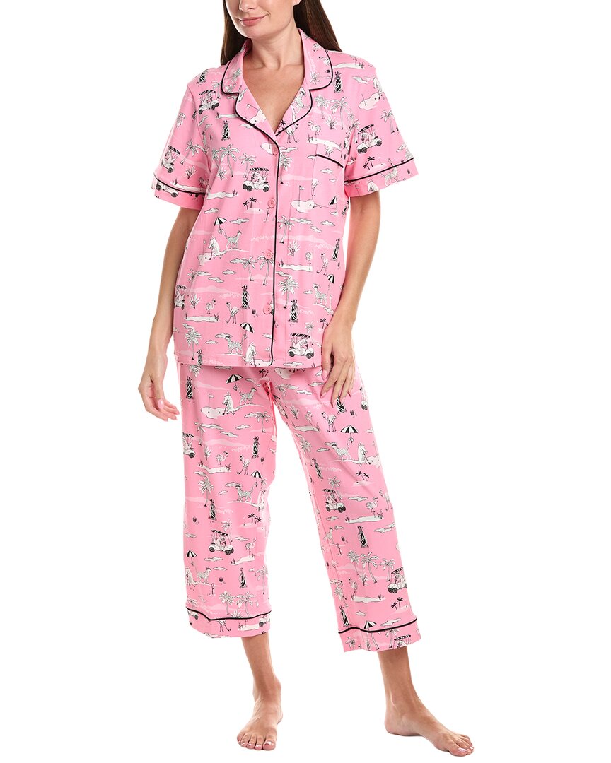 Bedhead 2pc Crop Pajama Set In Pink