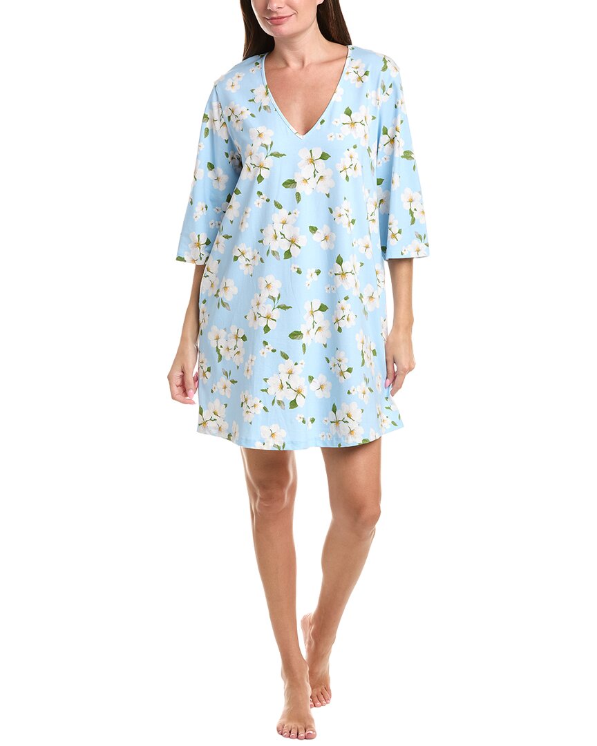 Bedhead Short Gown In Blue