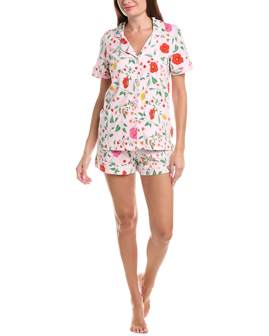 Bedhead 2pc Short Pajama Set In Pink