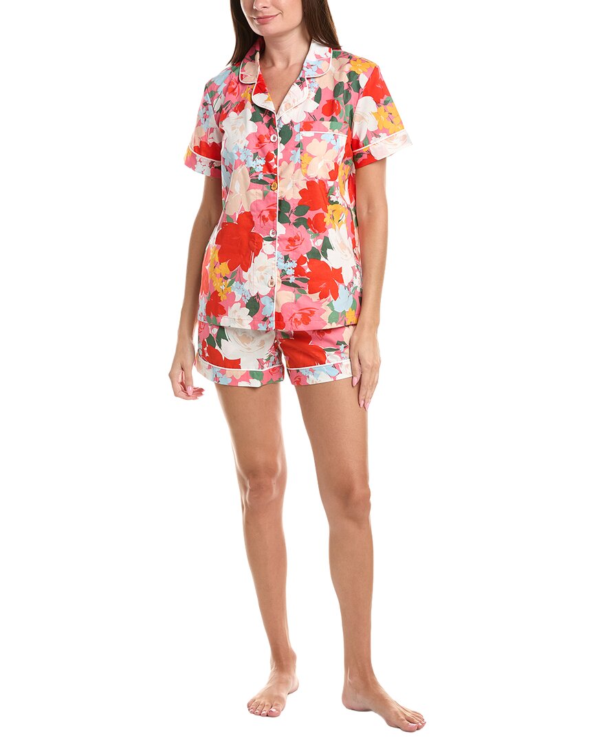 Bedhead 2pc Short Pajama Set In Red