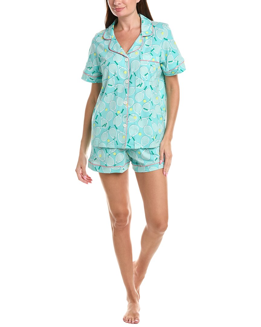 Bedhead 2pc Short Pajama Set In Green