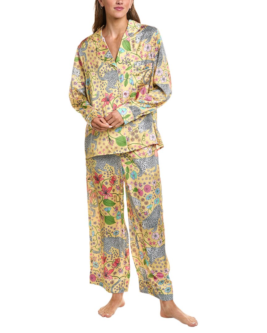 Karen Mabon 2pc Long Sleeve Pajama Set In Multi