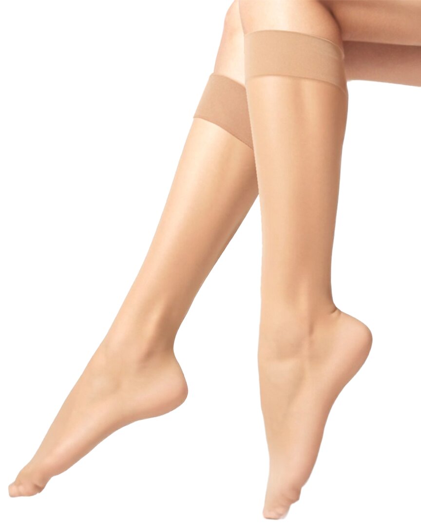 Stems Sheer Knee High 3pk In Flawless Beige