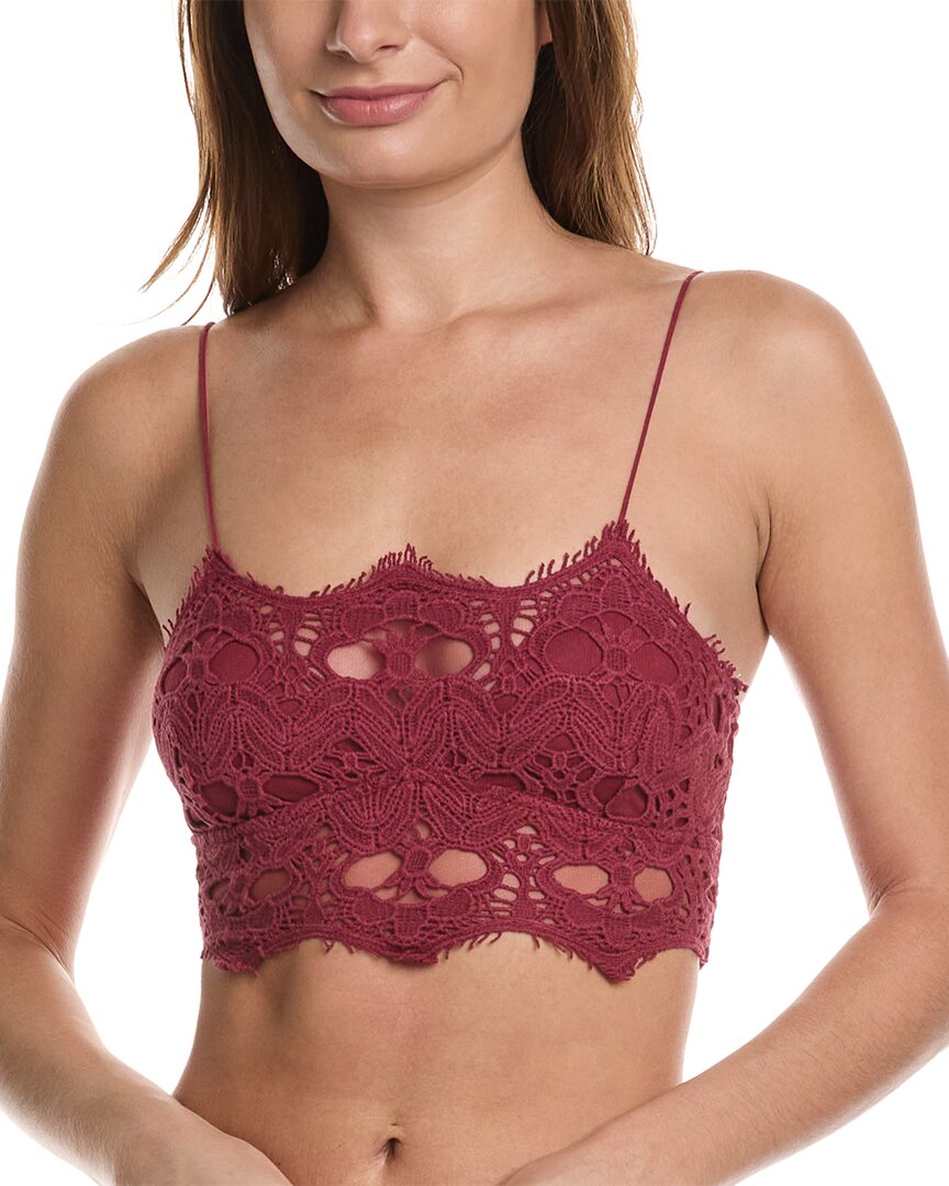 Shop Free People Athena Bralette In Red