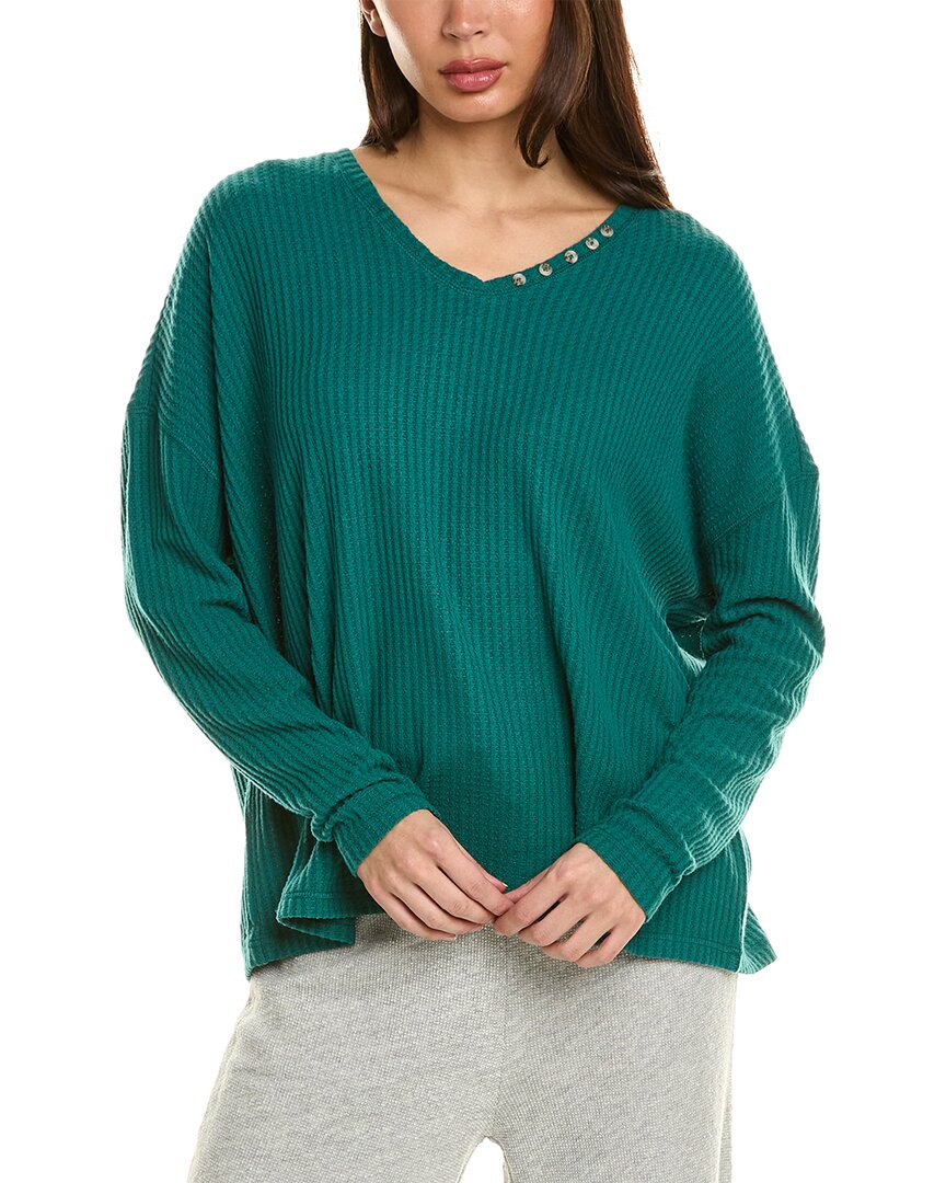 Shop Honeydew Intimates Lounge Pro Top In Green