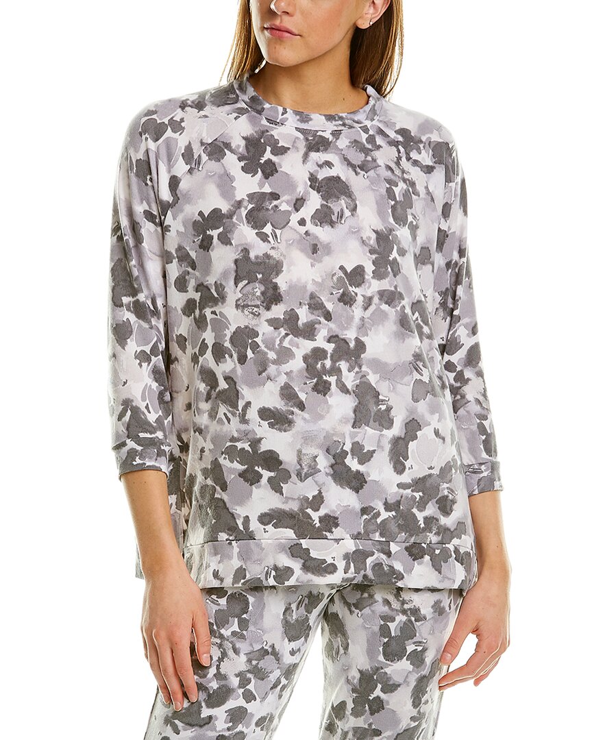 Donna Karan Sleepwear Sleep Top In Grey