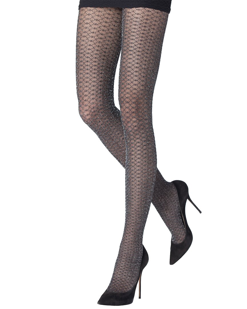 Emilio Cavallini Metallized Beehive Tight In Multi