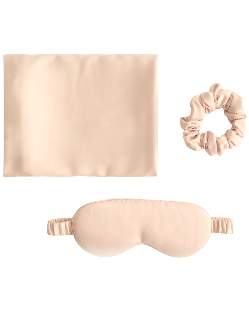 Home Collection 300 Thread Count 3pc Bamboo Sleep Beauty Set In Pink