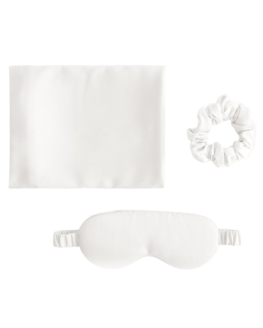 Home Collection 300 Thread Count 3pc Bamboo Sleep Beauty Set In White