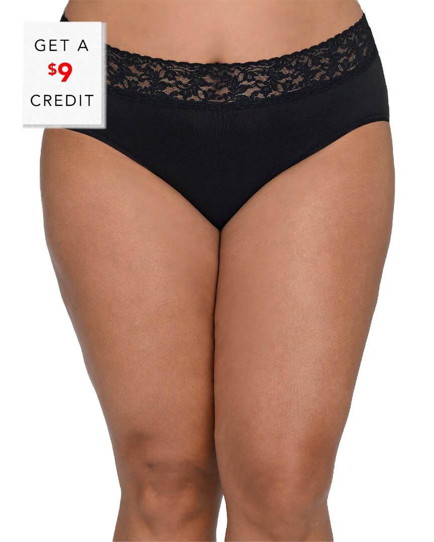 Hanky Panky Organic Cotton Plus Size Conscience French Brief 892461x In Nocolor