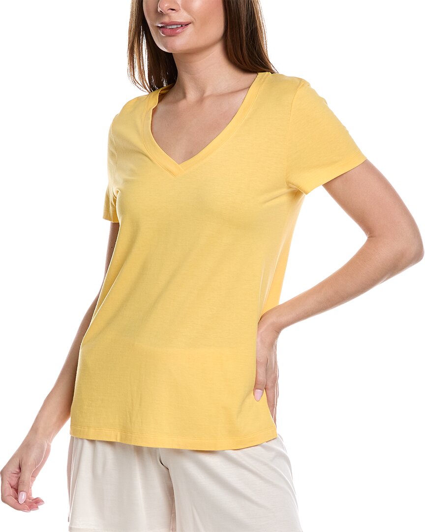 Hanro T-shirt In Yellow