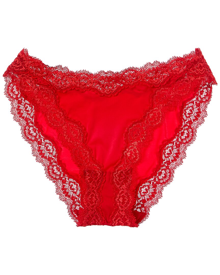 Shop Wacoal Softly Styled Hi-leg Bikini In Red
