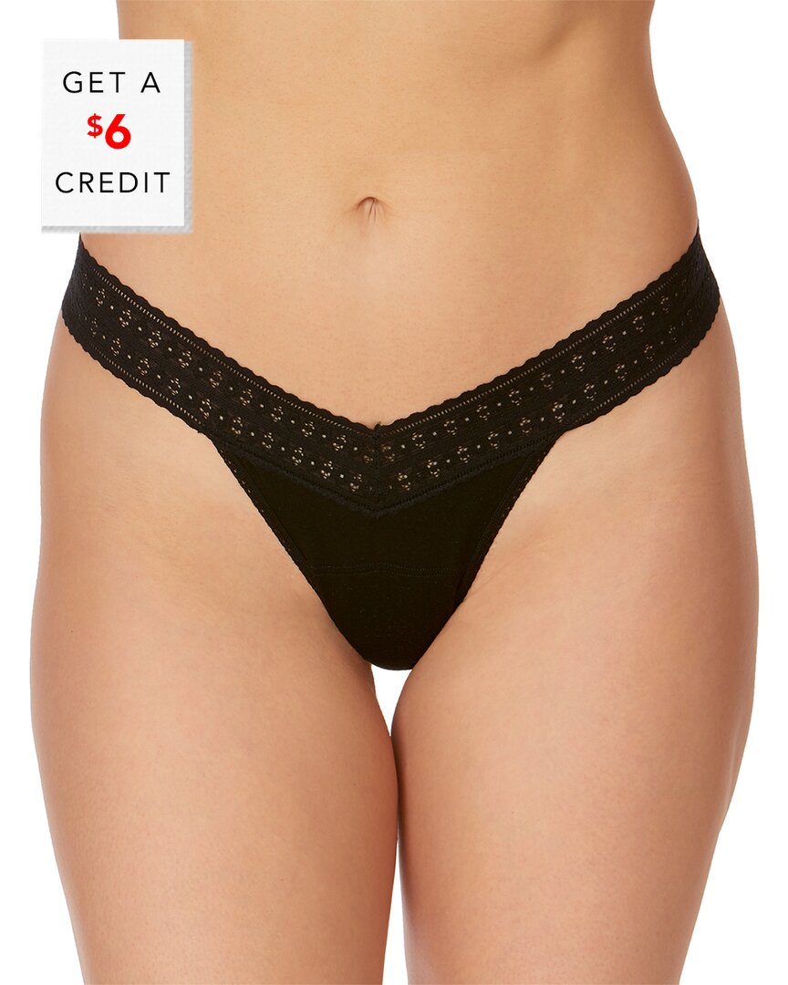 HANKY PANKY DREAM LOW-RISE THONG WITH $6 CREDIT