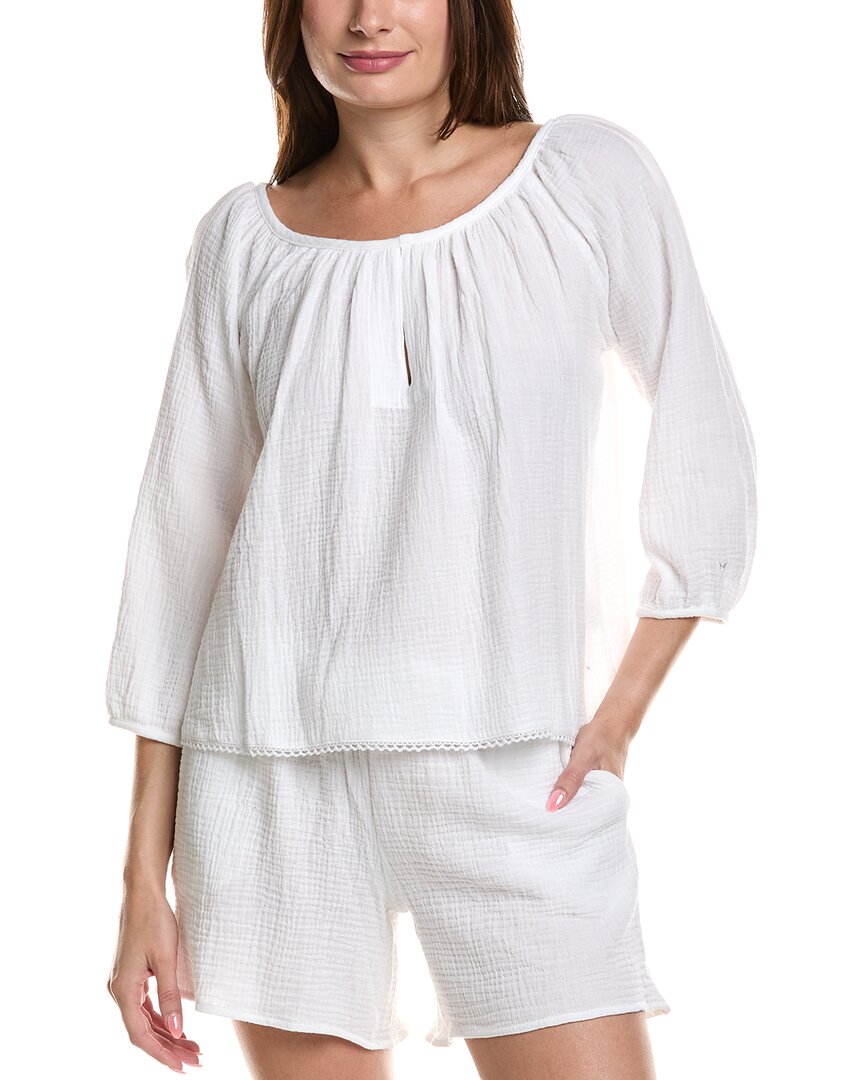 Petite Plume Willow Top In White