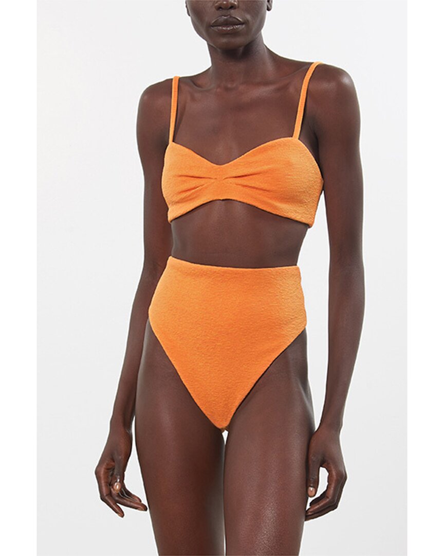 Mara Hoffman Imina Bikini Bottom In Orange