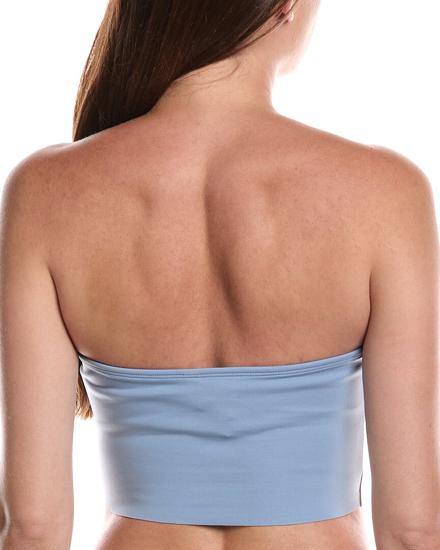 Commando Neoprene Tube Top In Blue