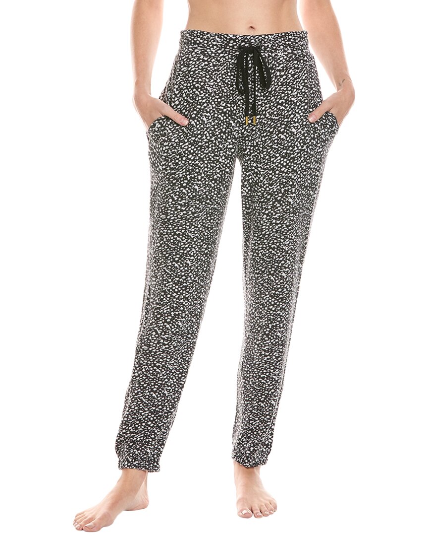 Shop Donna Karan Lounge Jogger Pant In Black