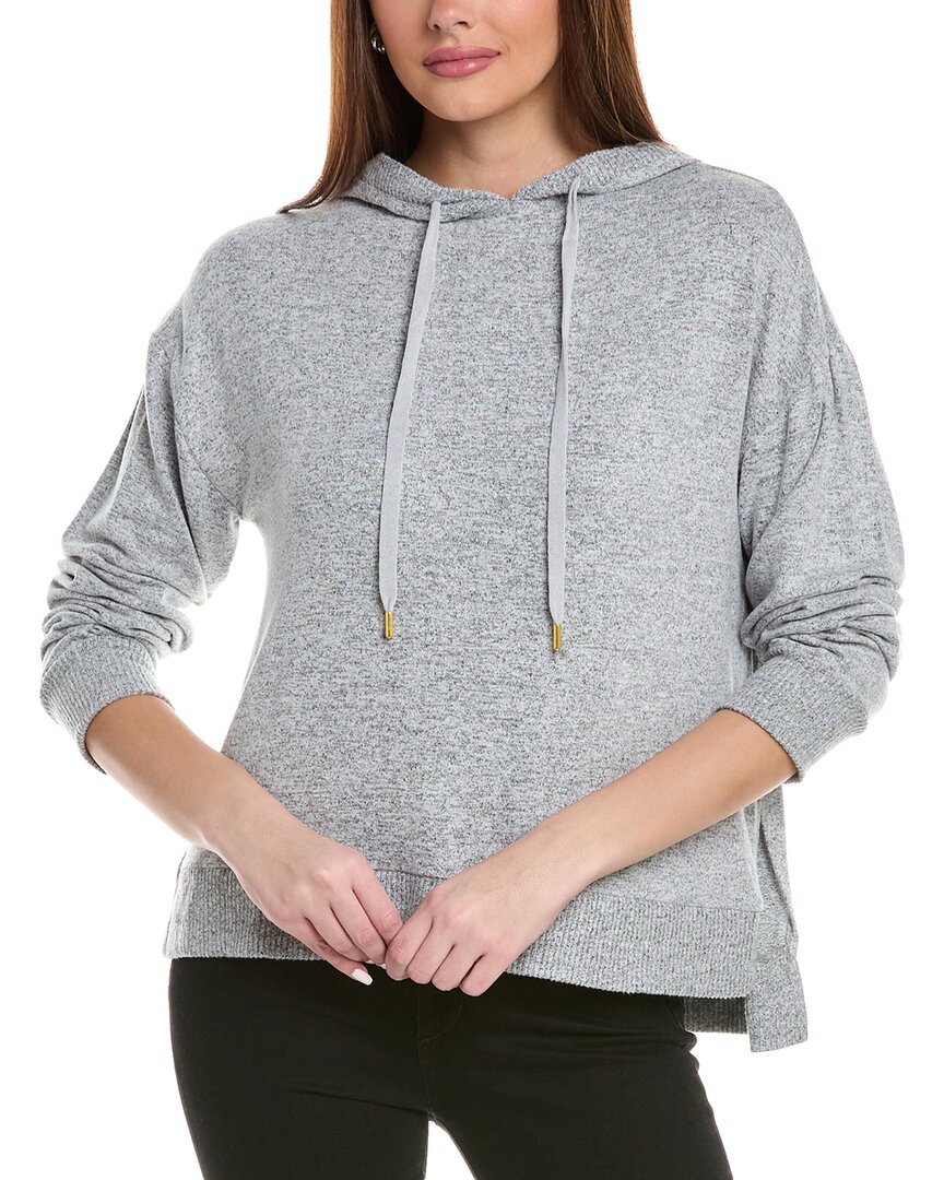 Donna Karan Sleep Hoodie In Grey
