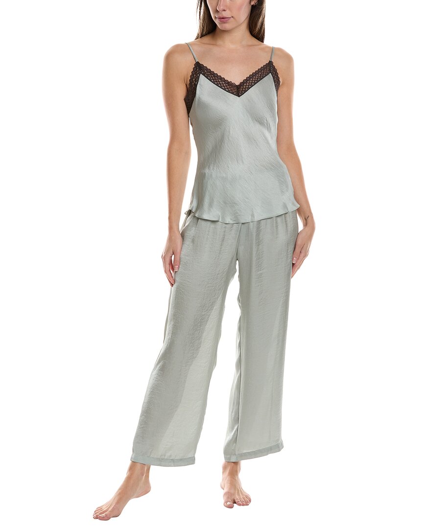 Natori Edit 2pc Ashley Pajama Set In Blue