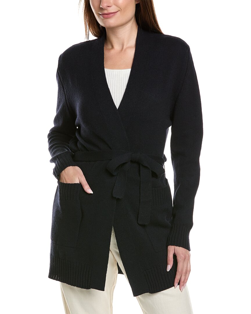 Shop Hanro Knits Belted Wool Cardigan