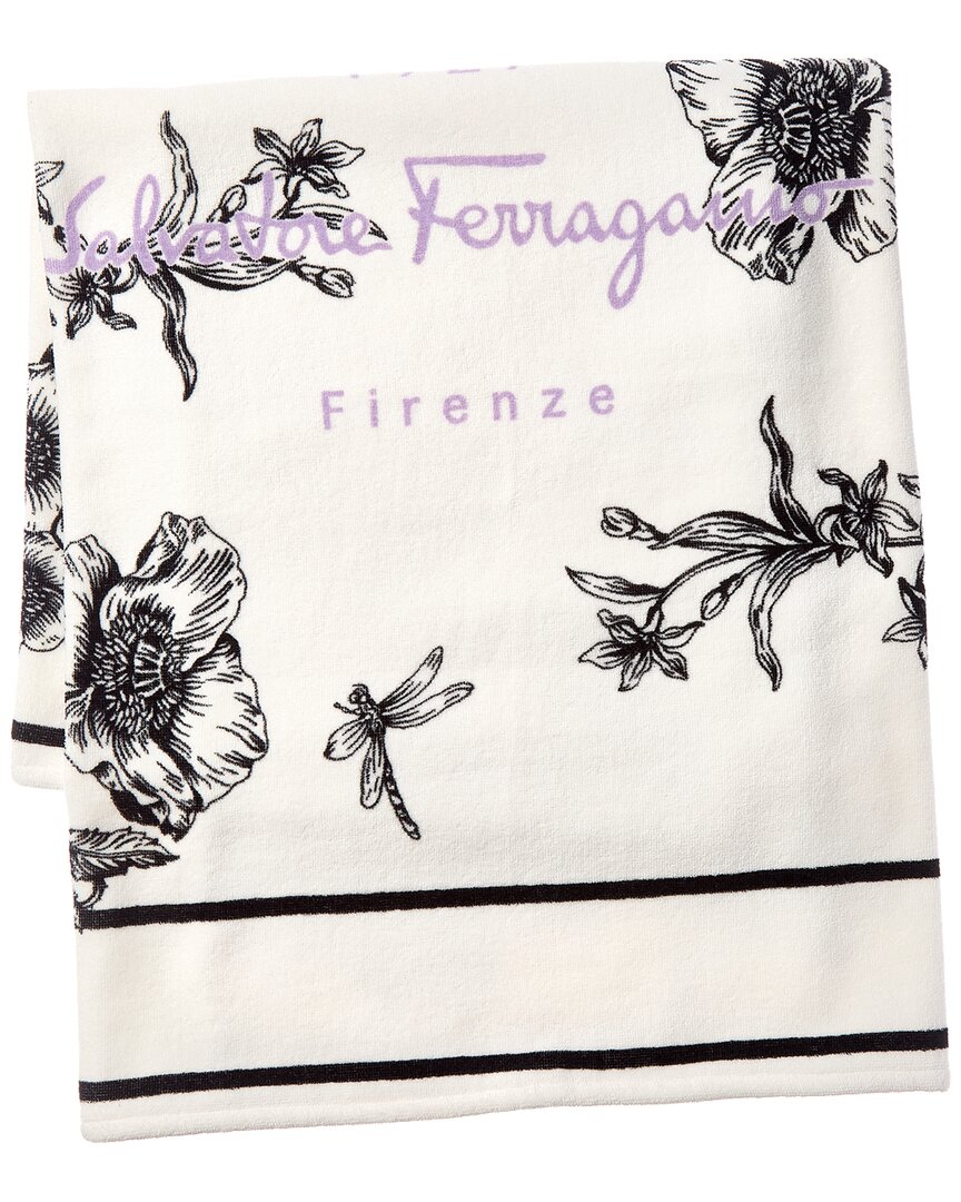 Ferragamo Towel In White