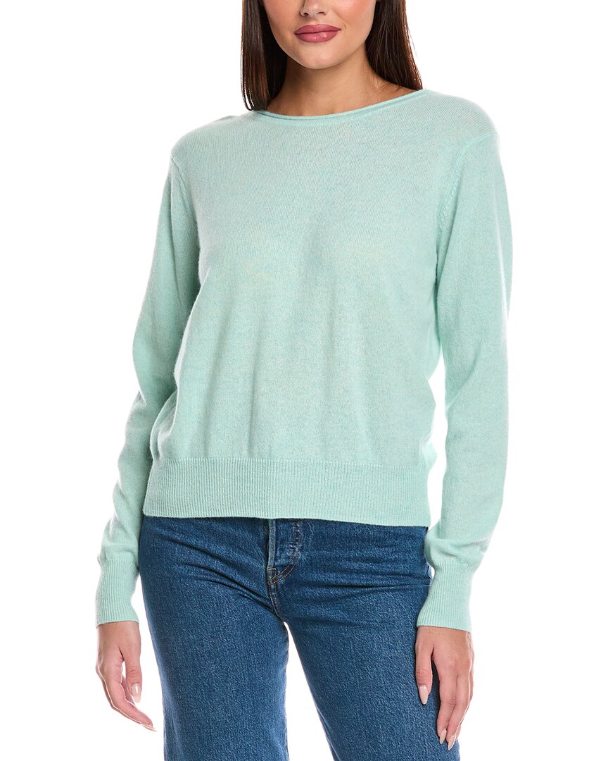 Brodie Cashmere Beaulah Cashmere Button Cardigan In Green