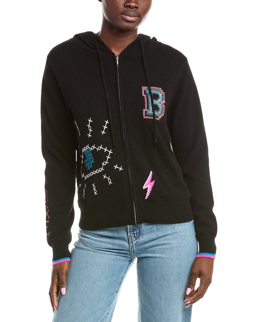 Brodie Cashmere Icon Cashmere Hoodie In Black