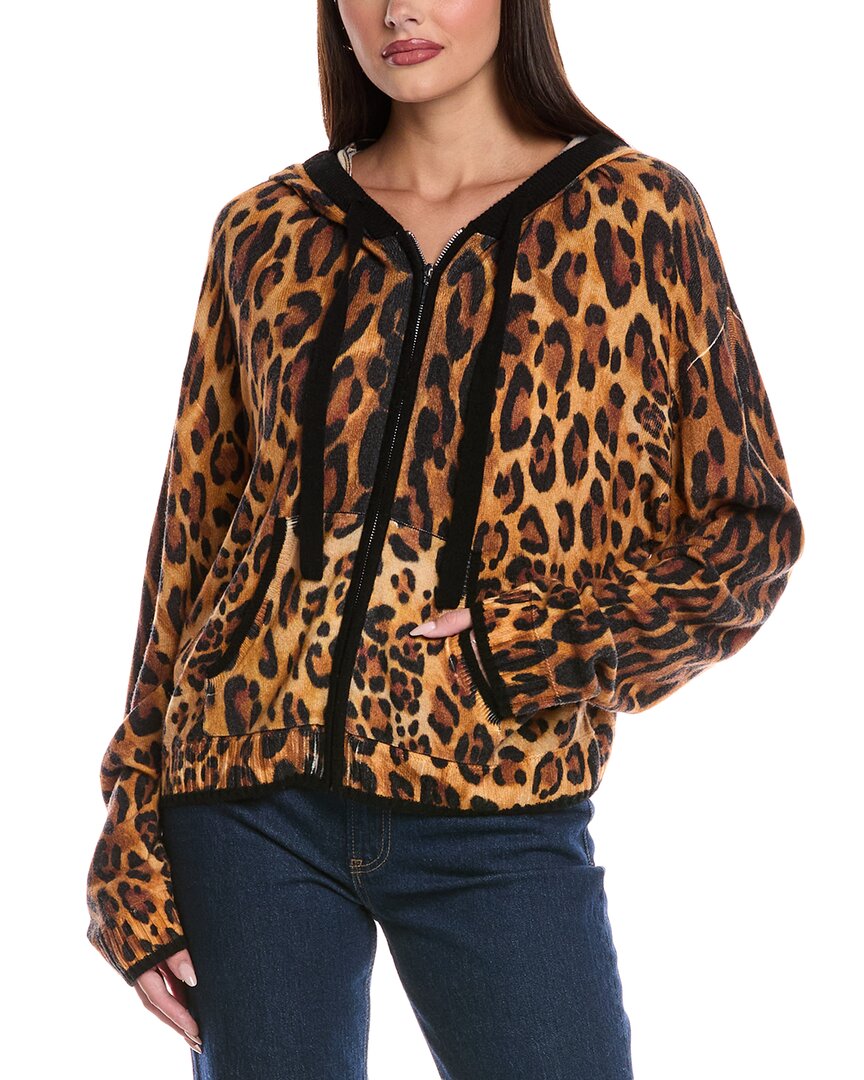 Brodie Cashmere Patsy Cashmere Hoodie In Brown