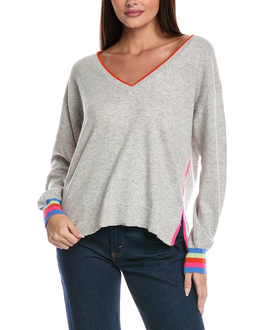 &isla Aria Cashmere Sweater In Gray