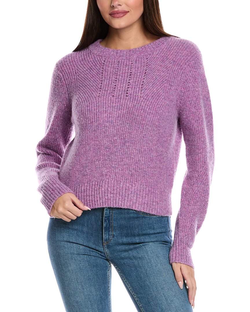&isla Valentina Wool-blend Sweater In Purple