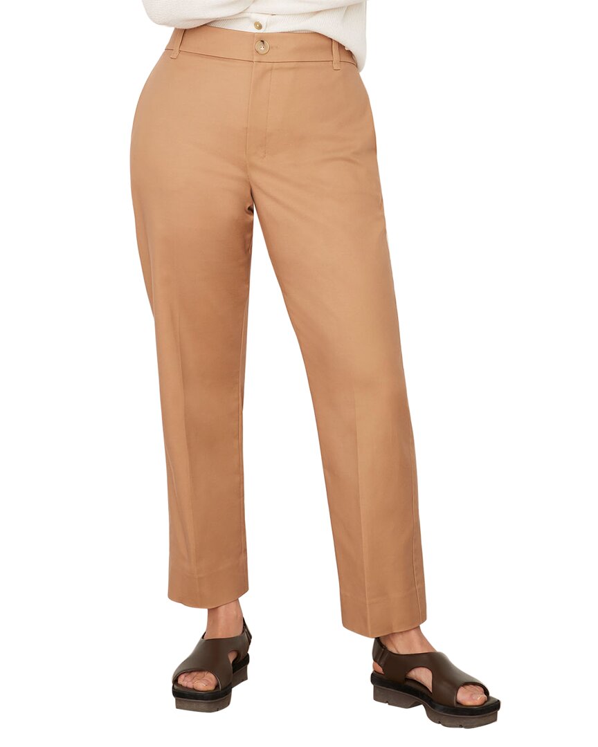 Vince Stretch Cotton Blend Cigarette Pants