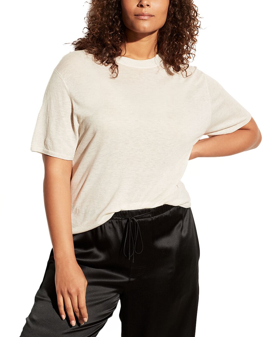 Vince Easy Crew Wool-blend T-shirt