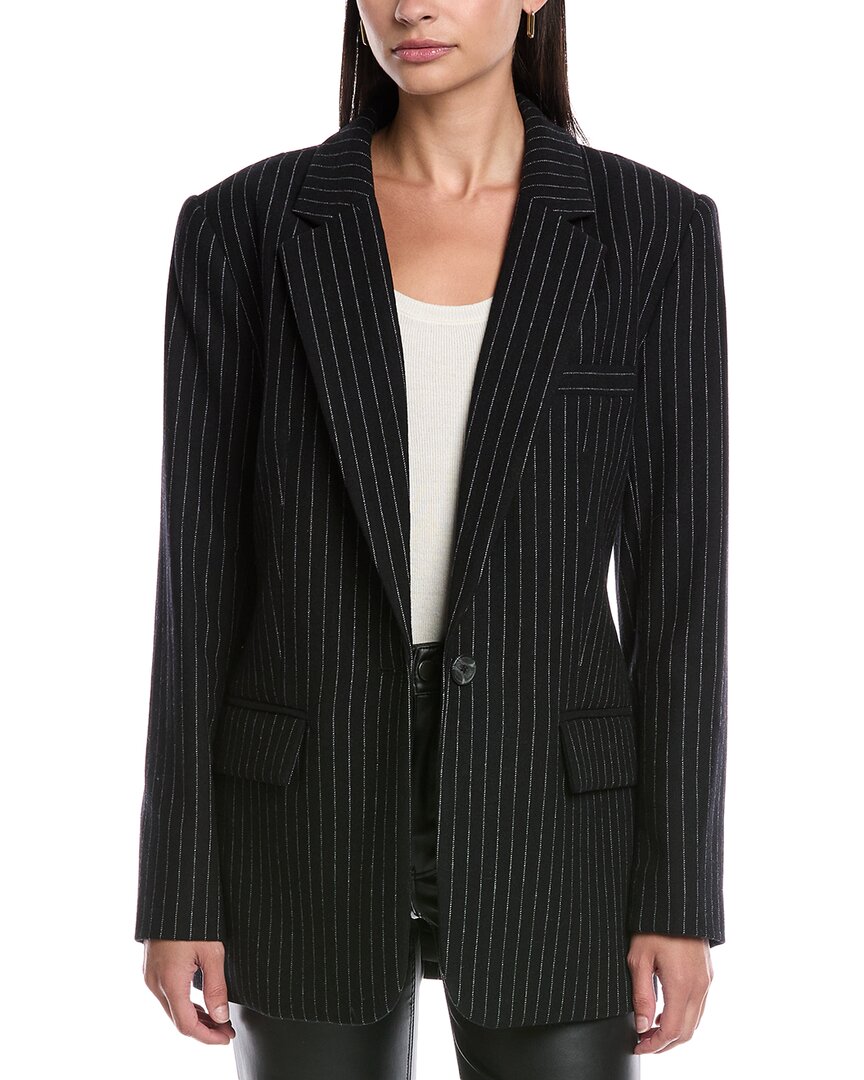 Rebecca Minkoff Starlet Wool-blend Blazer In Black