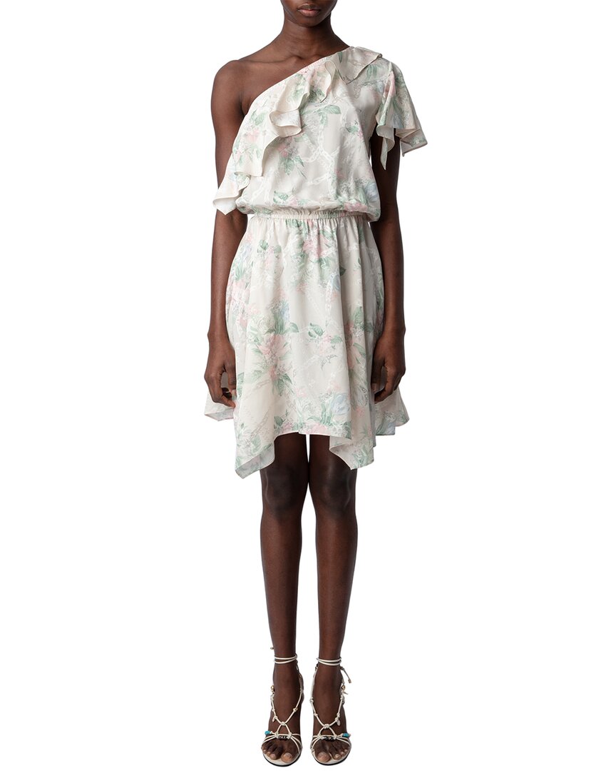 Zadig & Voltaire Robbie Jac Chaines Faded Silk Dress