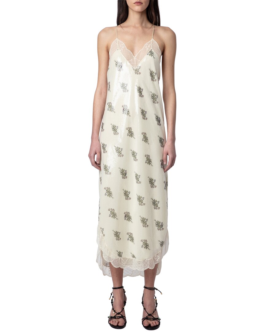 Zadig & Voltaire Ristyl Sequins Flowers Dress