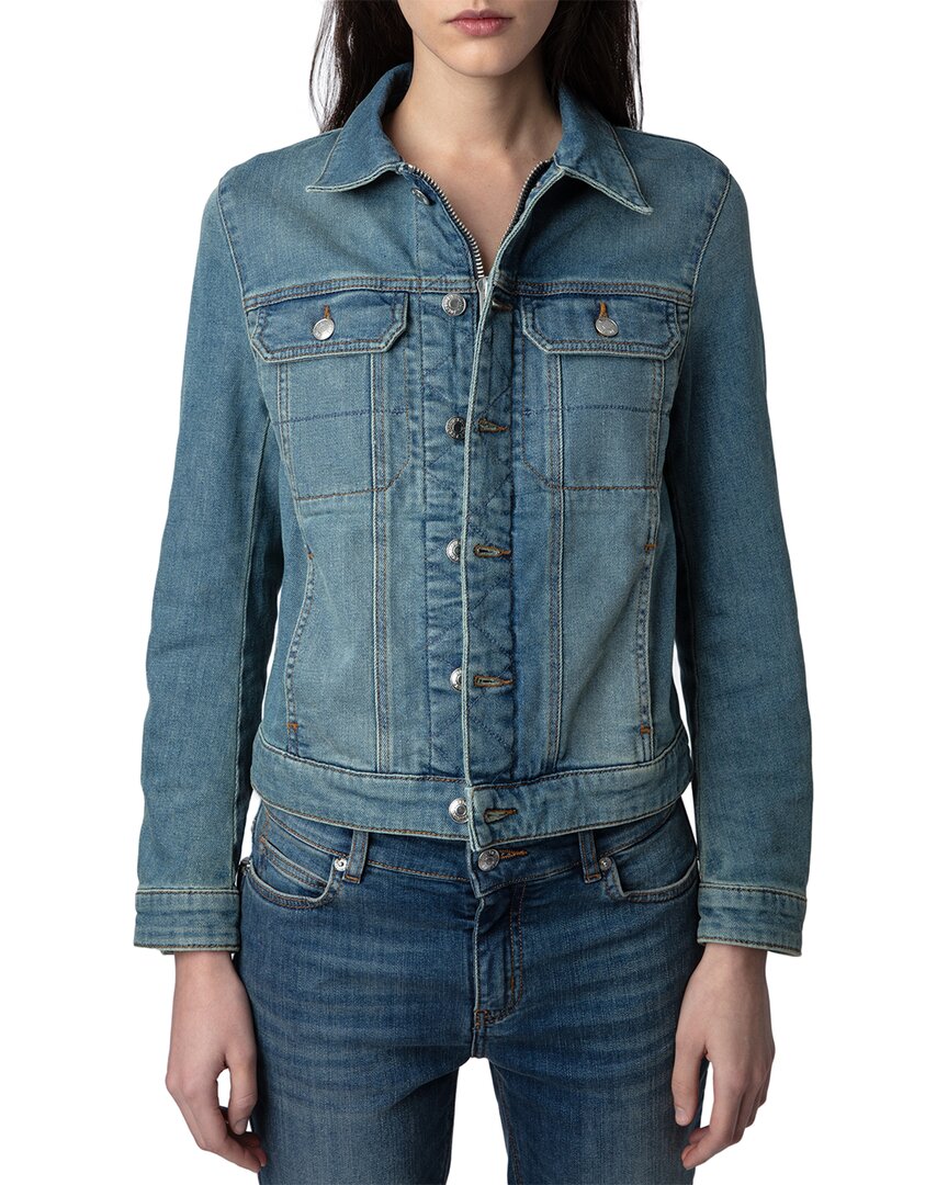 Zadig & Voltaire Kioky Perm Denim Jacket