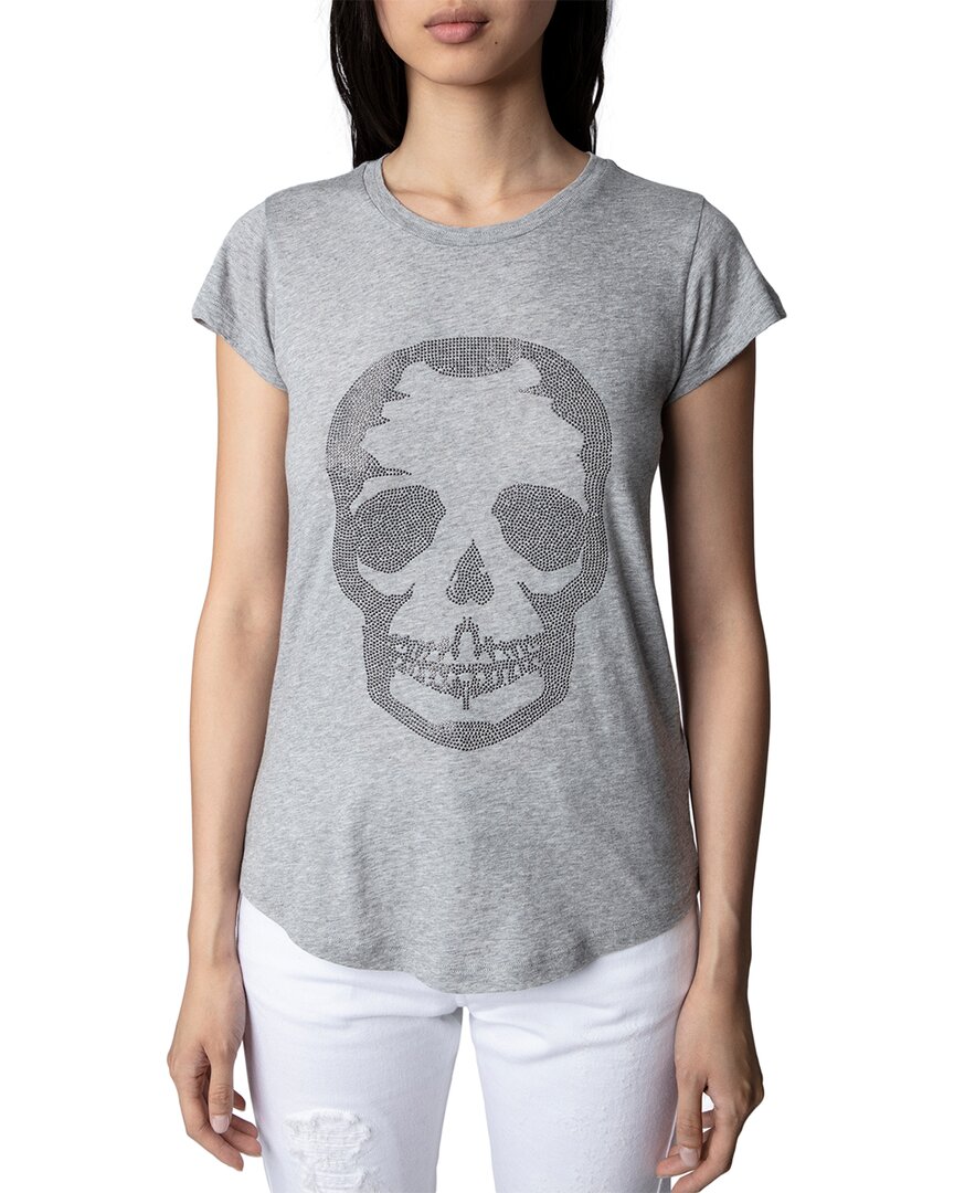 Zadig & Voltaire Skinny Skull Strass T-shirt