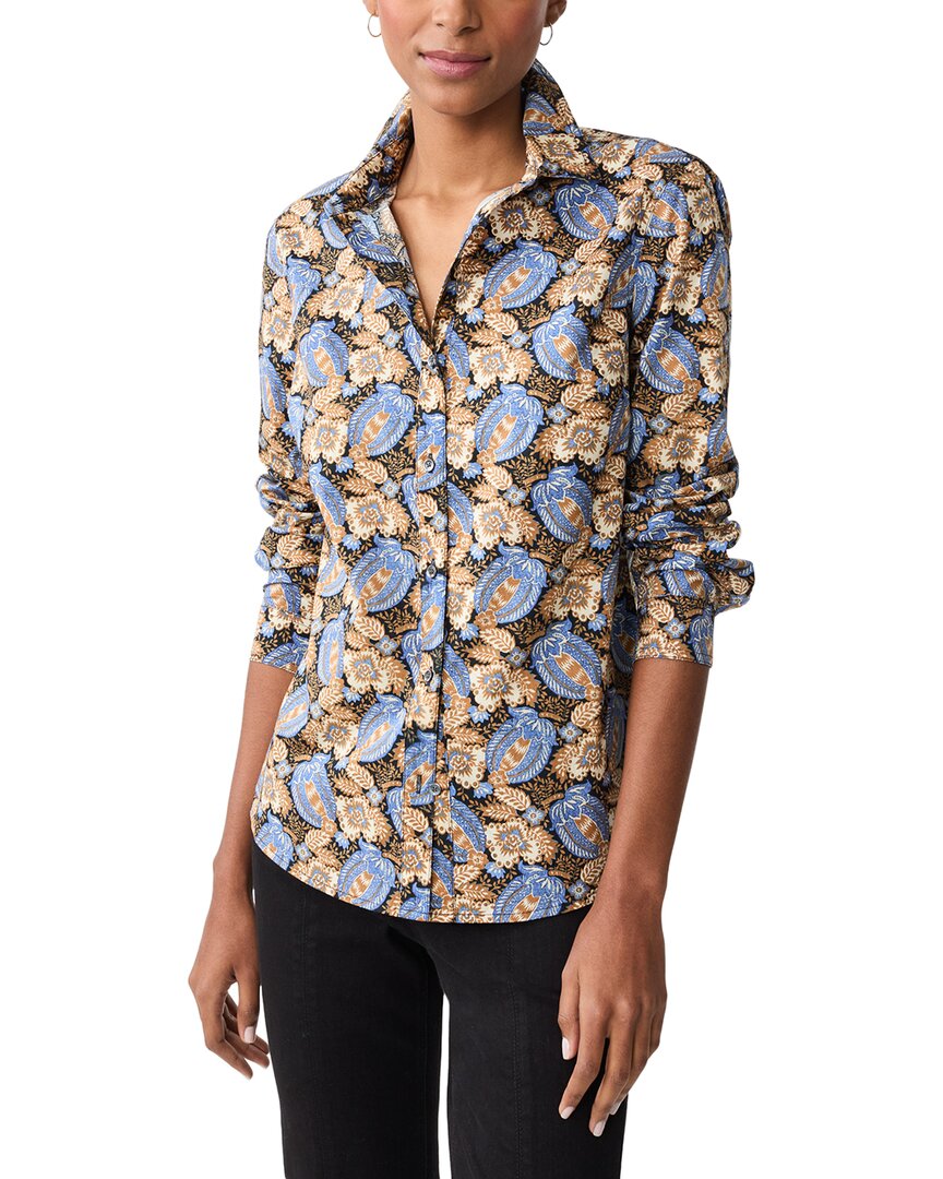 J.mclaughlin Lois Blouse In Gray