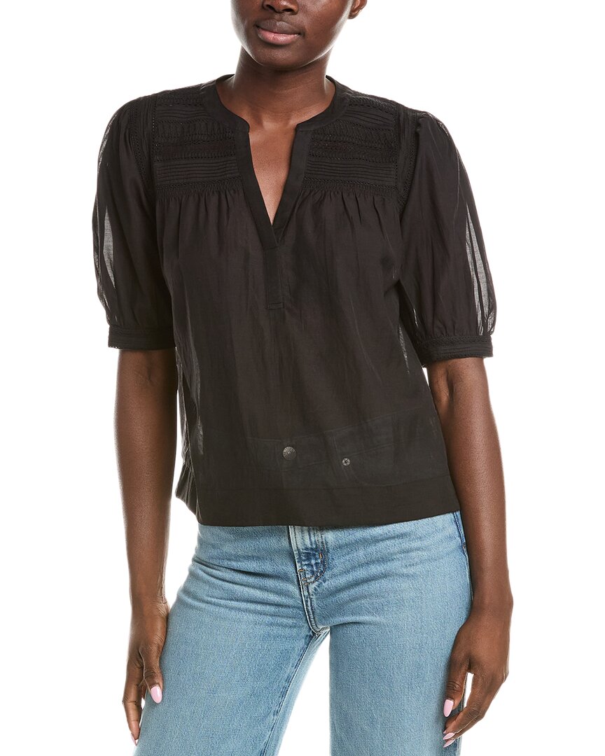 Velvet By Graham & Spencer Top In Black