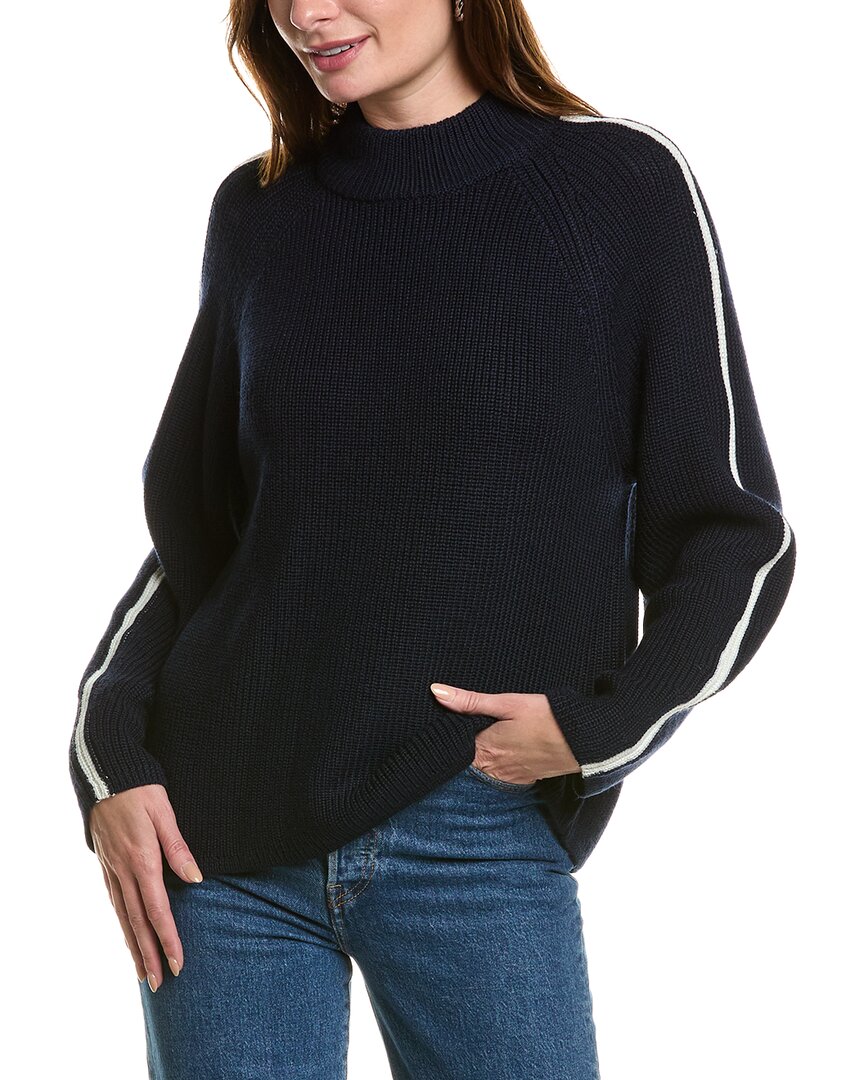 Velvet By Graham & Spencer Teagan Wool-blend Sweater In Neutral